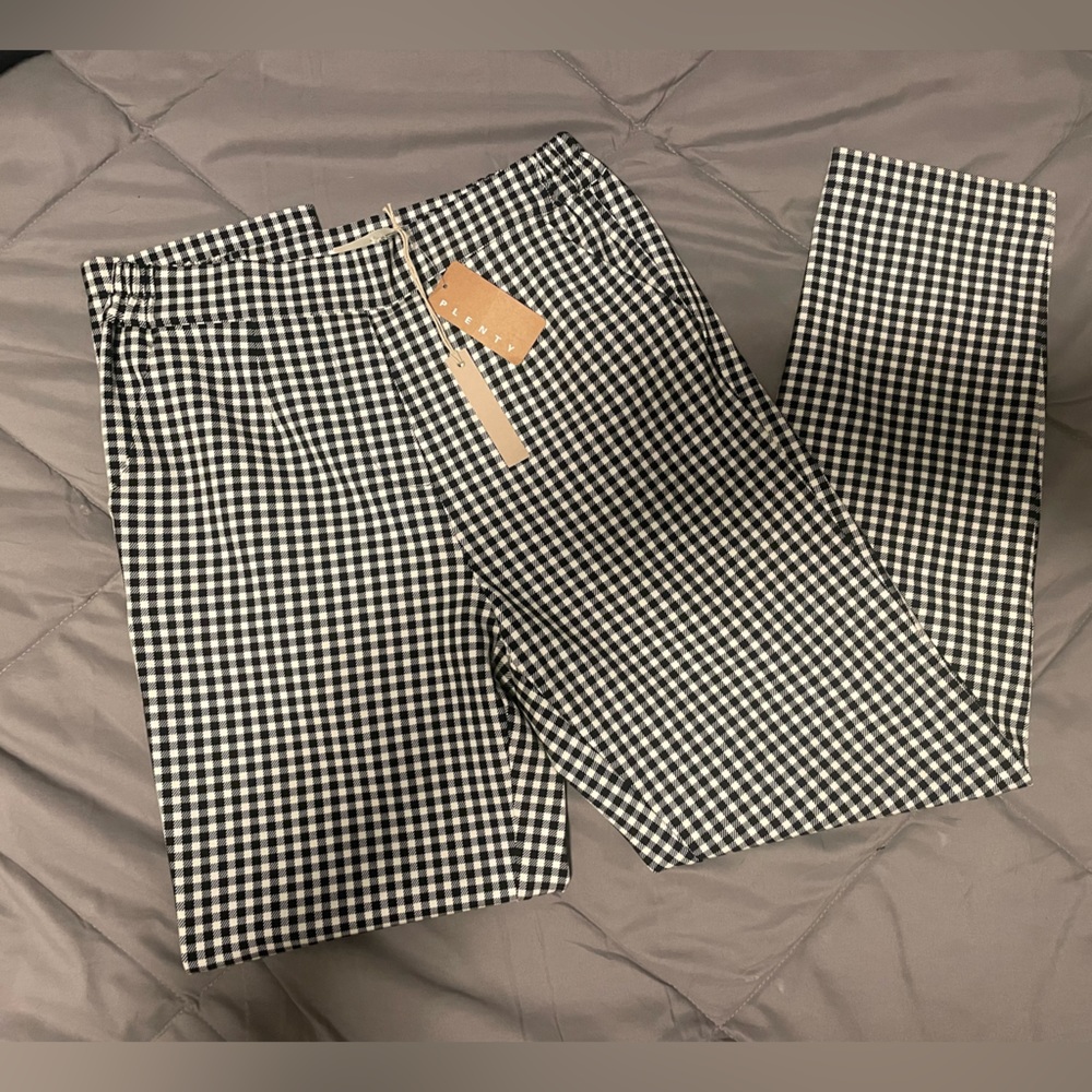 Monk & Lou checkered Pull on Pants